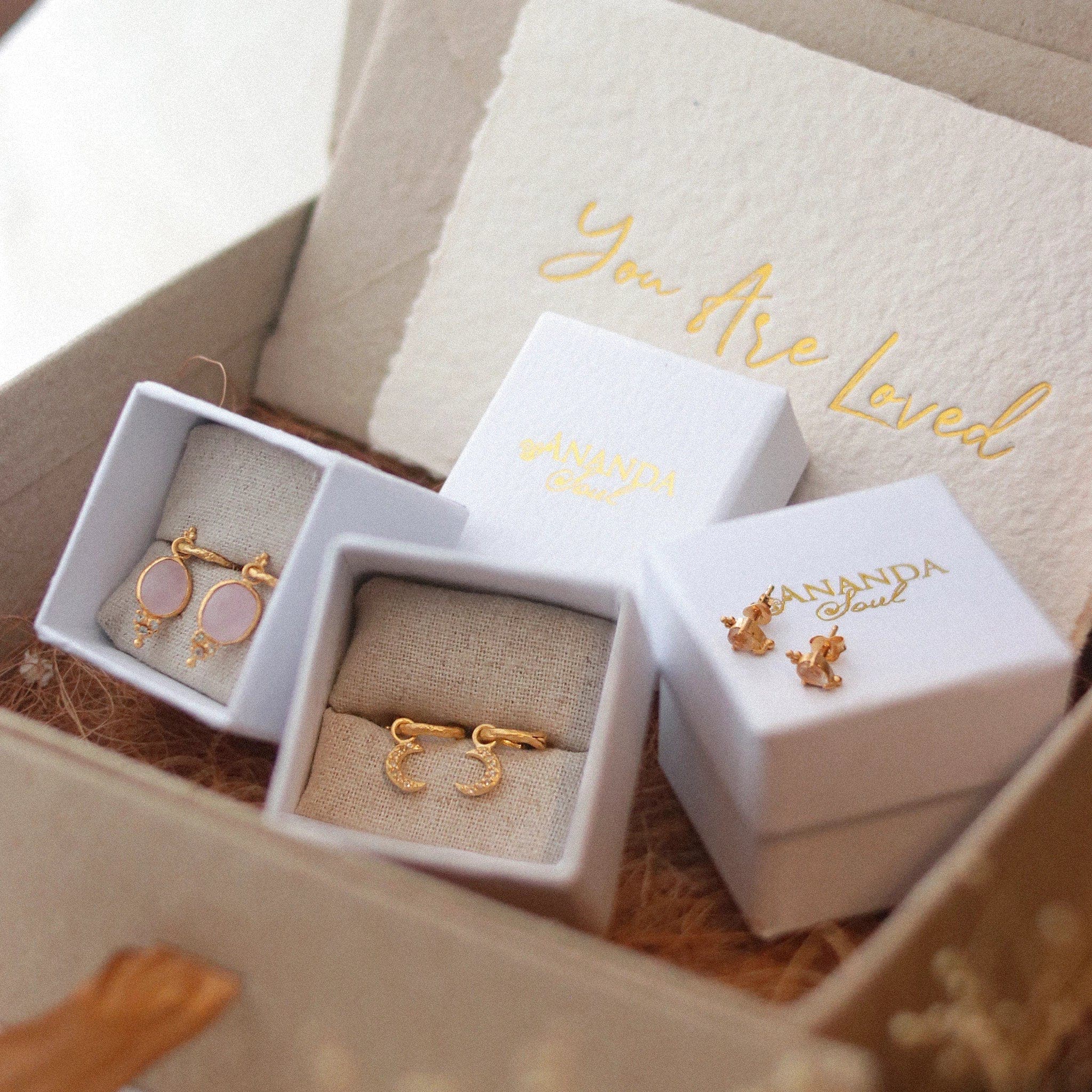 Earring Gift Set: Heart Wide Open Earrings + Ancient Wisdom Earrings + Moondust Earrings Ananda Soul