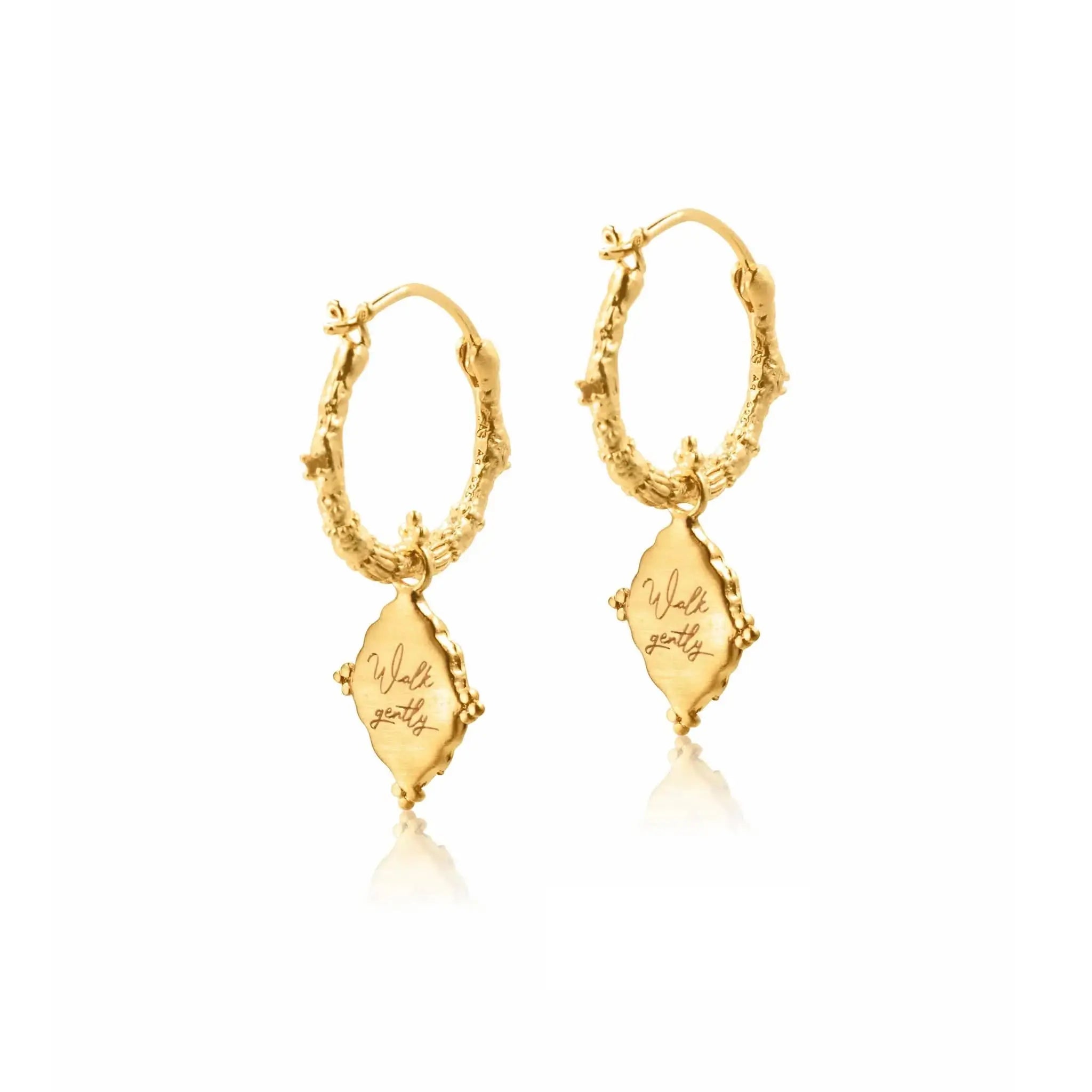 Gentle Devotion • Hoop Earrings Ananda Soul