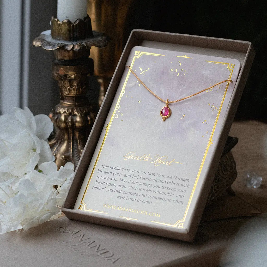 Gentle Heart • Cord Necklace