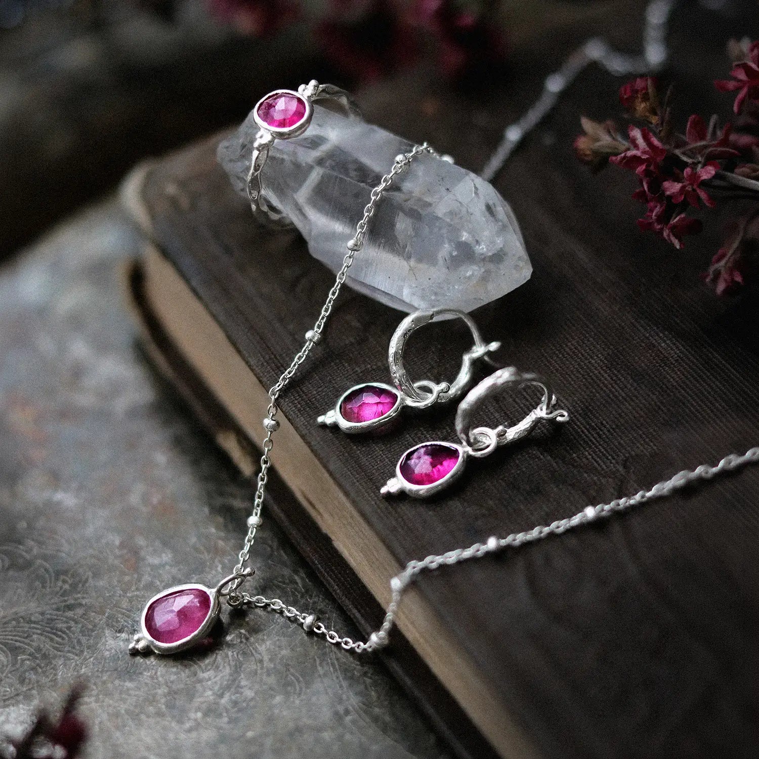 Gentle Heart Hoop • Earrings Sterling Silver