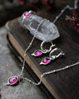 Gentle Heart Hoop • Earrings Sterling Silver