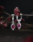 Gentle Heart Hoop • Earrings Sterling Silver
