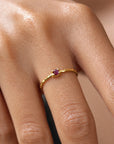 Fair Trade Ruby Solid Gold Ring • 18kt