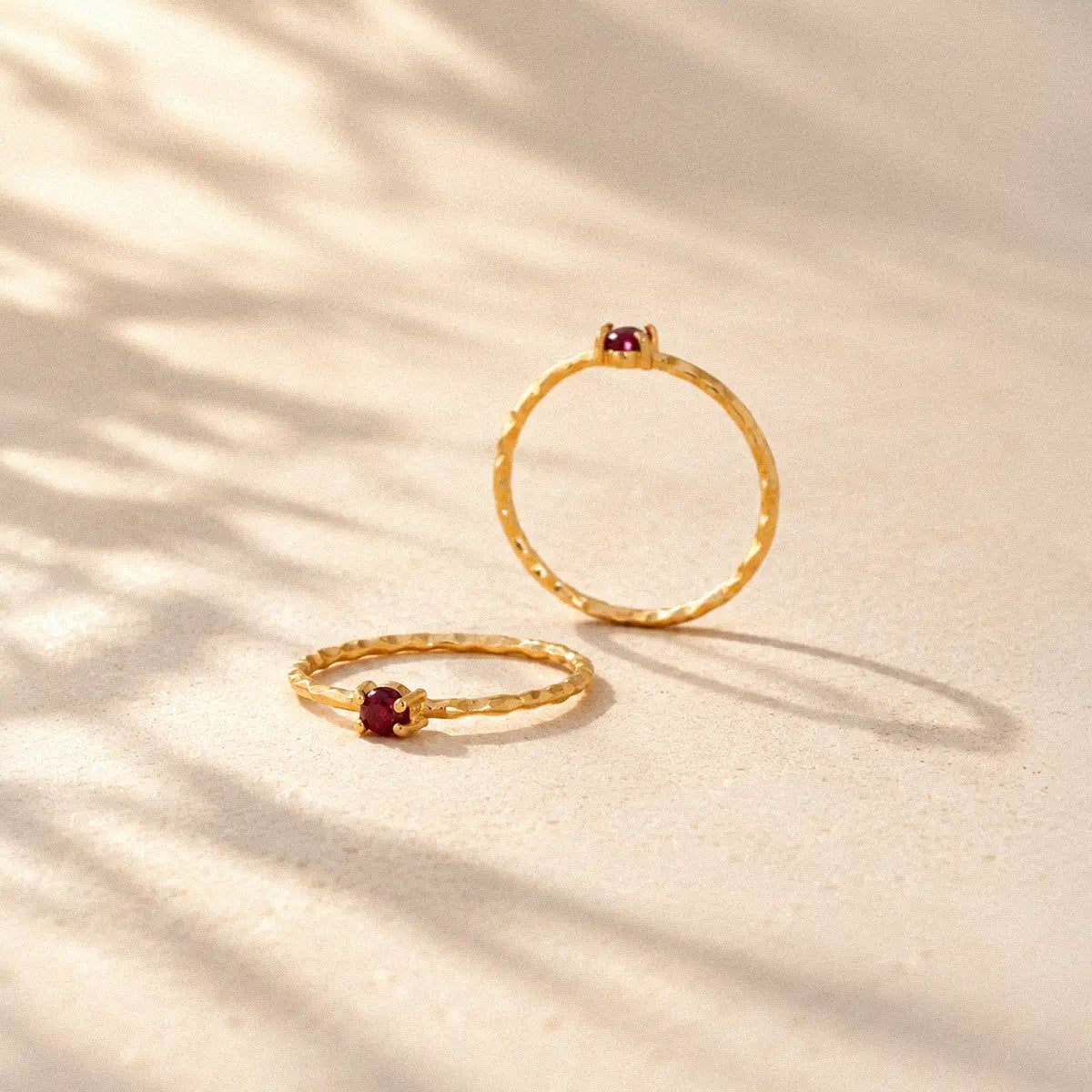 Fair Trade Ruby Solid Gold Ring • 18kt