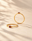 Fair Trade Ruby Solid Gold Ring • 18kt