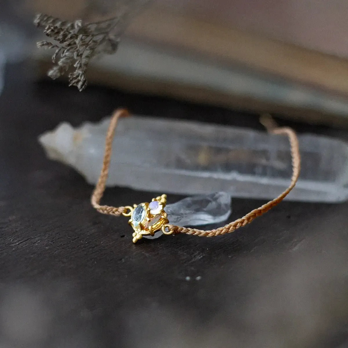 Three Petals Bracelet • Cord