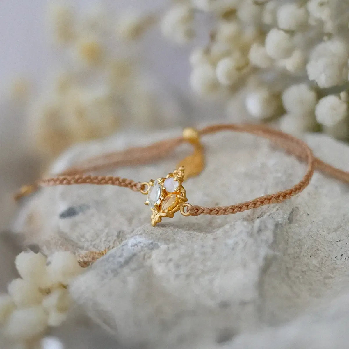 Three Petals Bracelet • Cord
