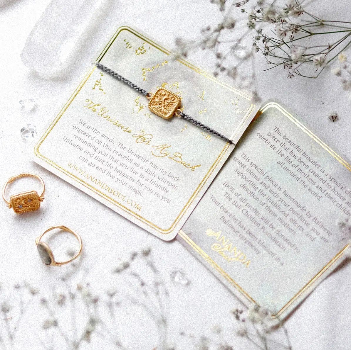 The Universe Has My Back Bracelet • Cord Ananda Soul