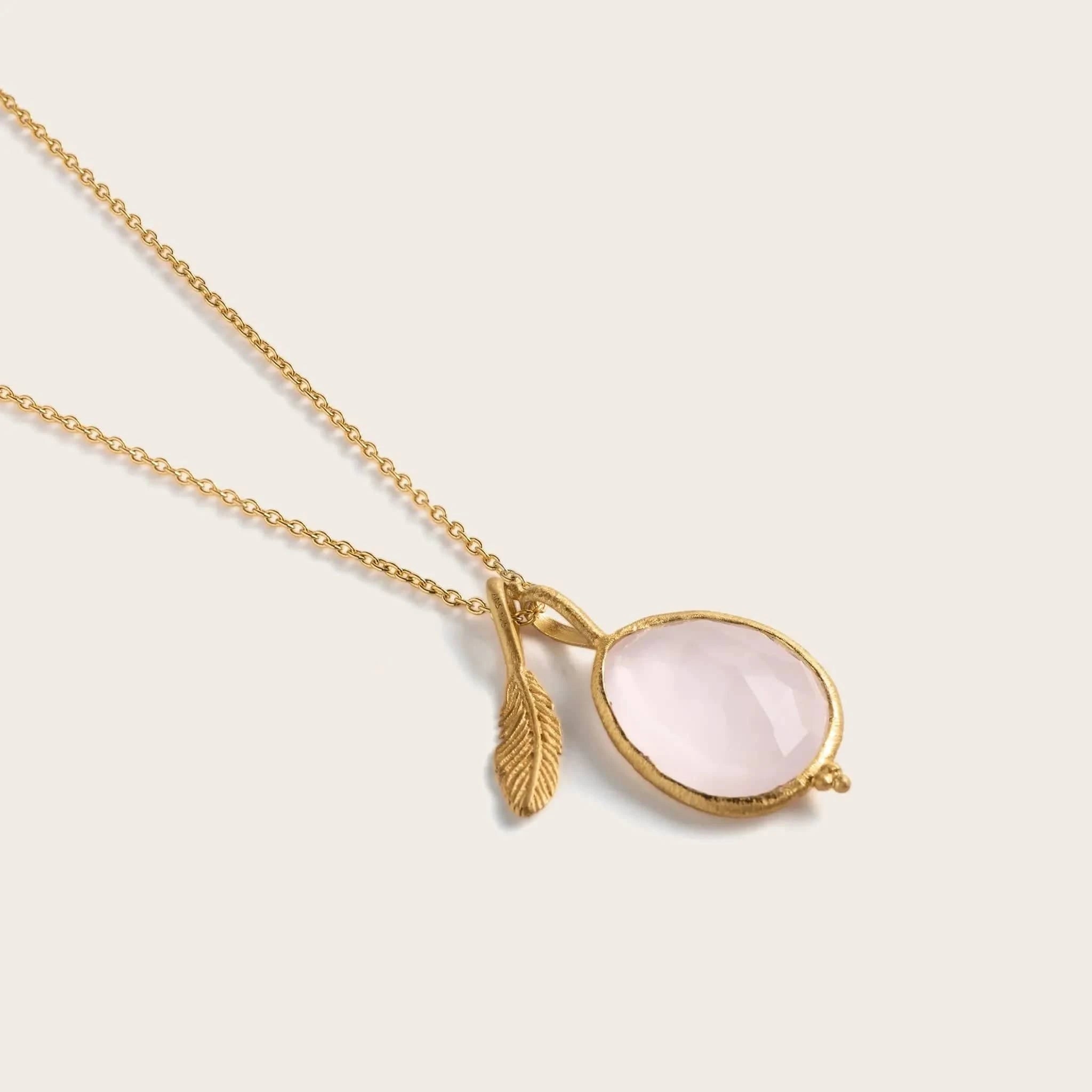 Angel Whispers Necklace • Rose Quartz Ananda Soul