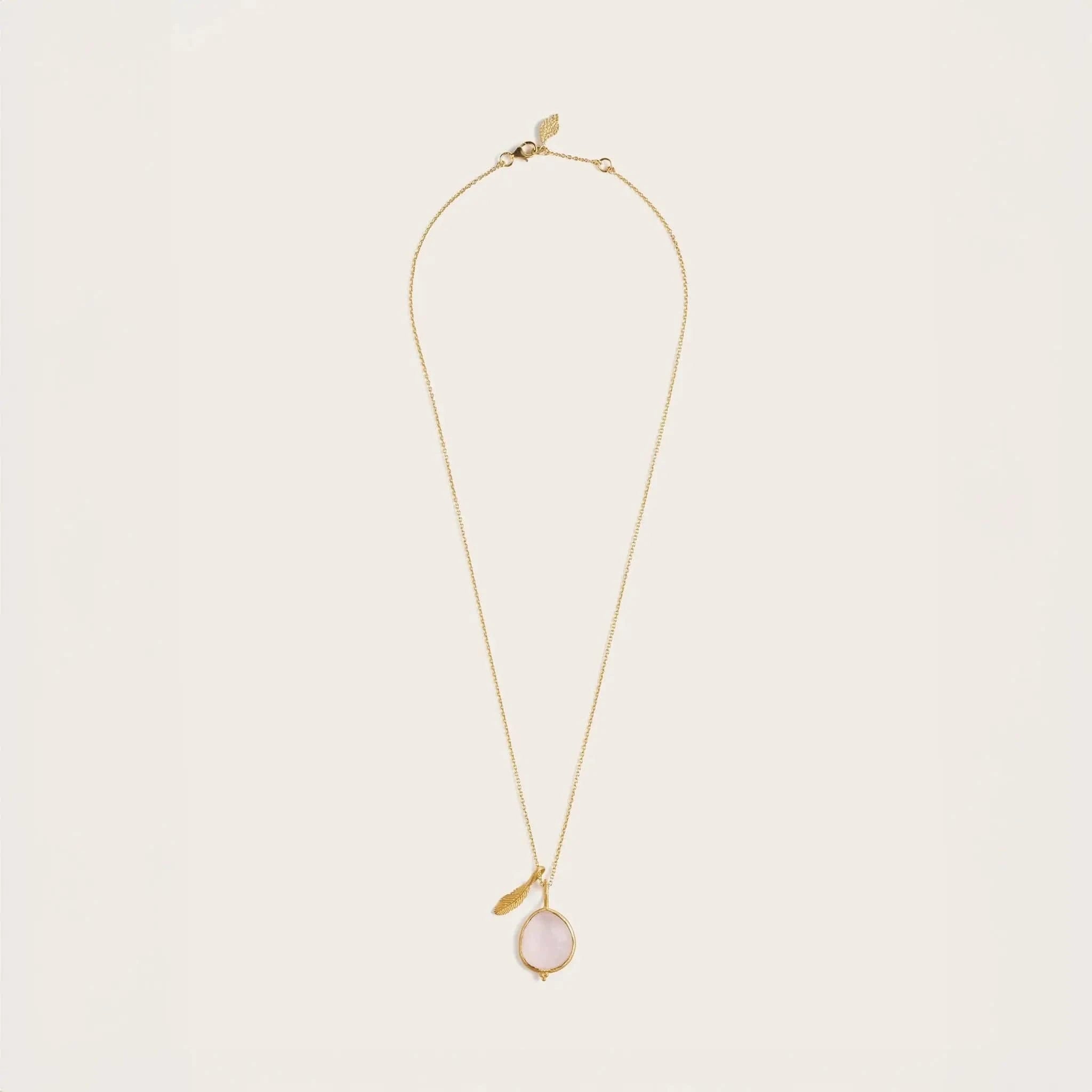 Angel Whispers Necklace • Rose Quartz Ananda Soul