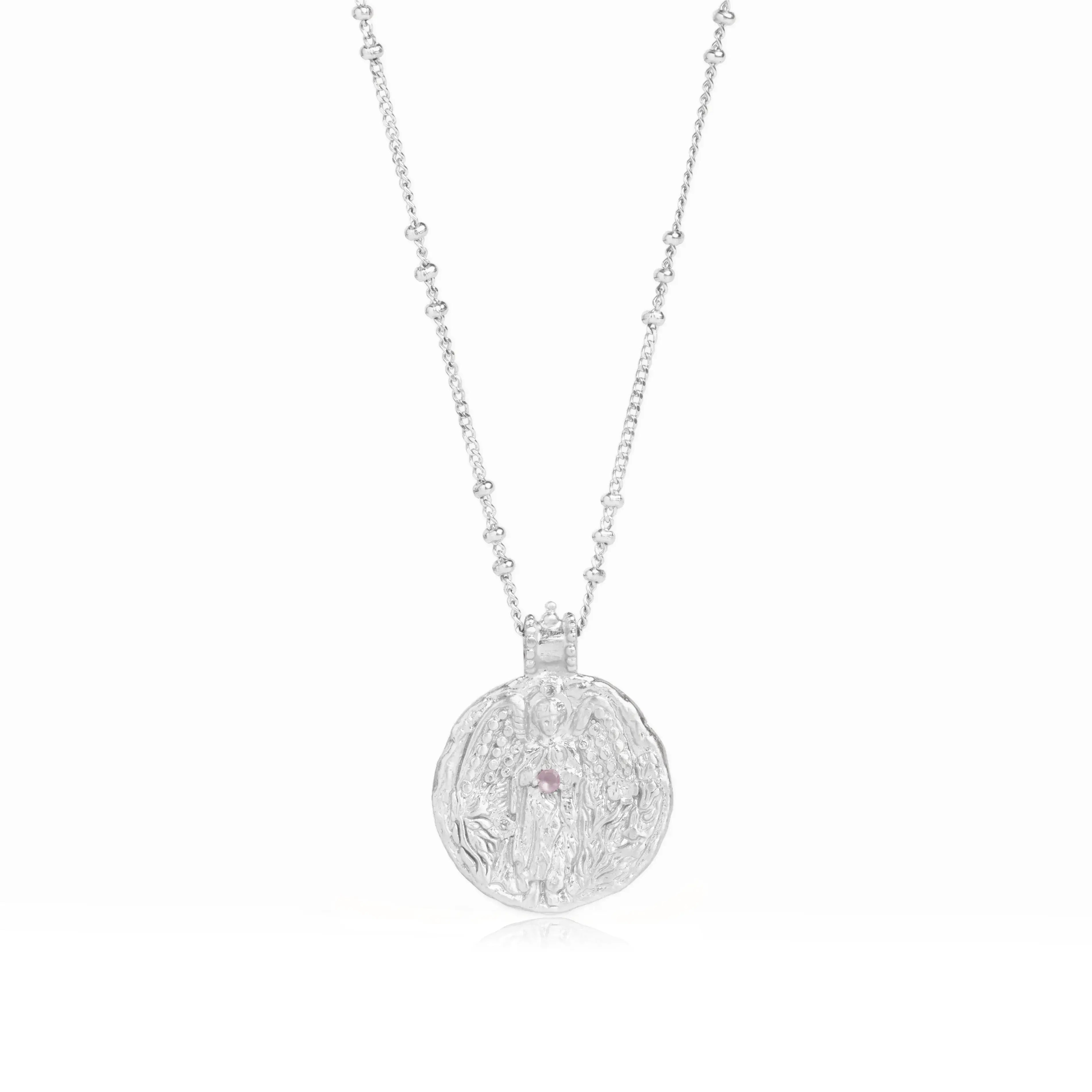 Dare to Shine Angel Necklace Sterling Silver