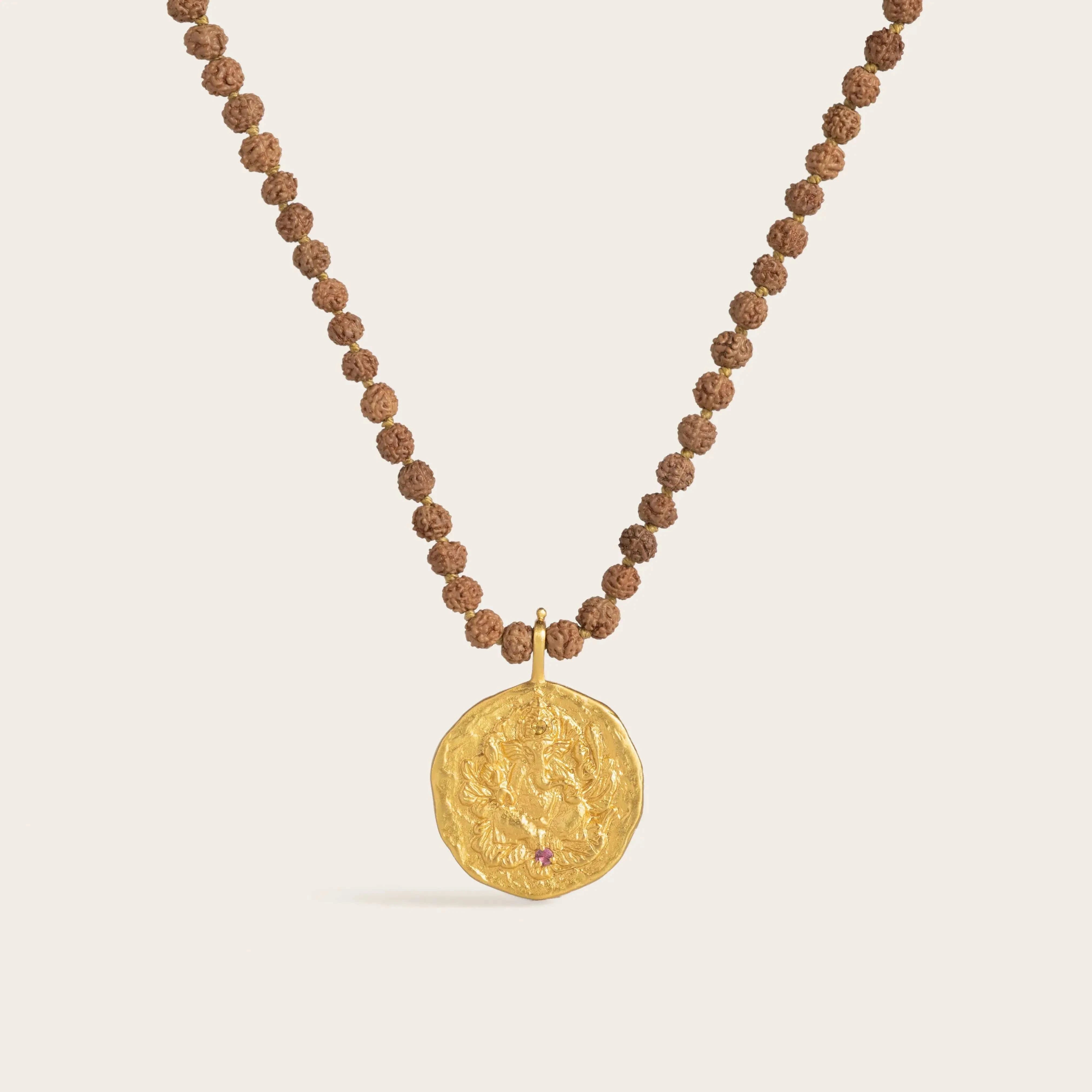Ganapati • Necklace with Rudraksha Anandasoul