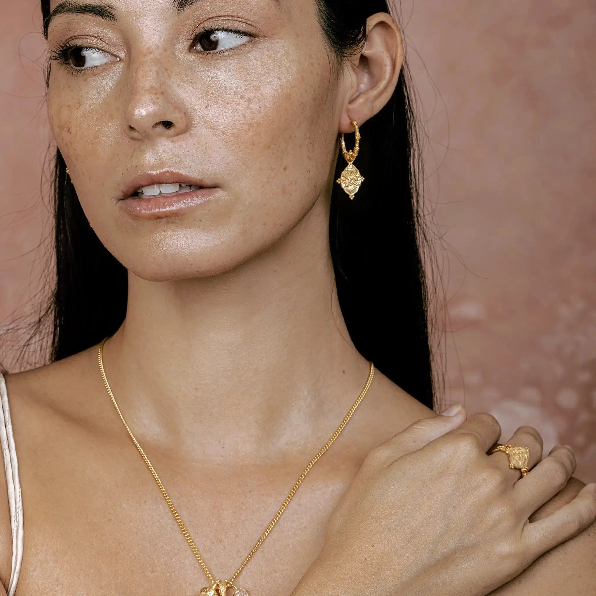 Gentle Devotion • Hoop Earrings Ananda Soul