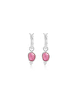Gentle Heart Hoop • Earrings Sterling Silver