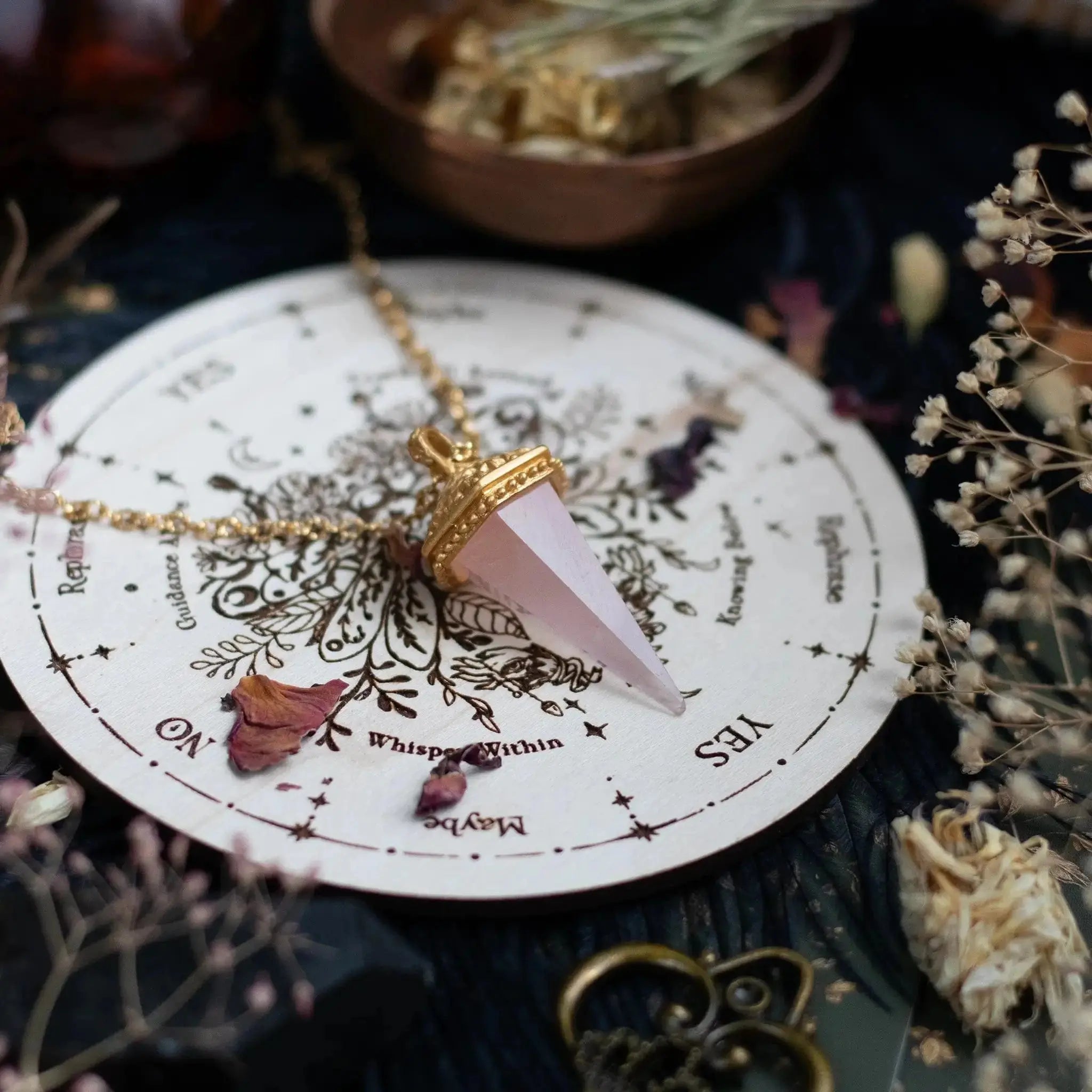 The Gentle Oracle • Pendulum Necklace Ananda Soul