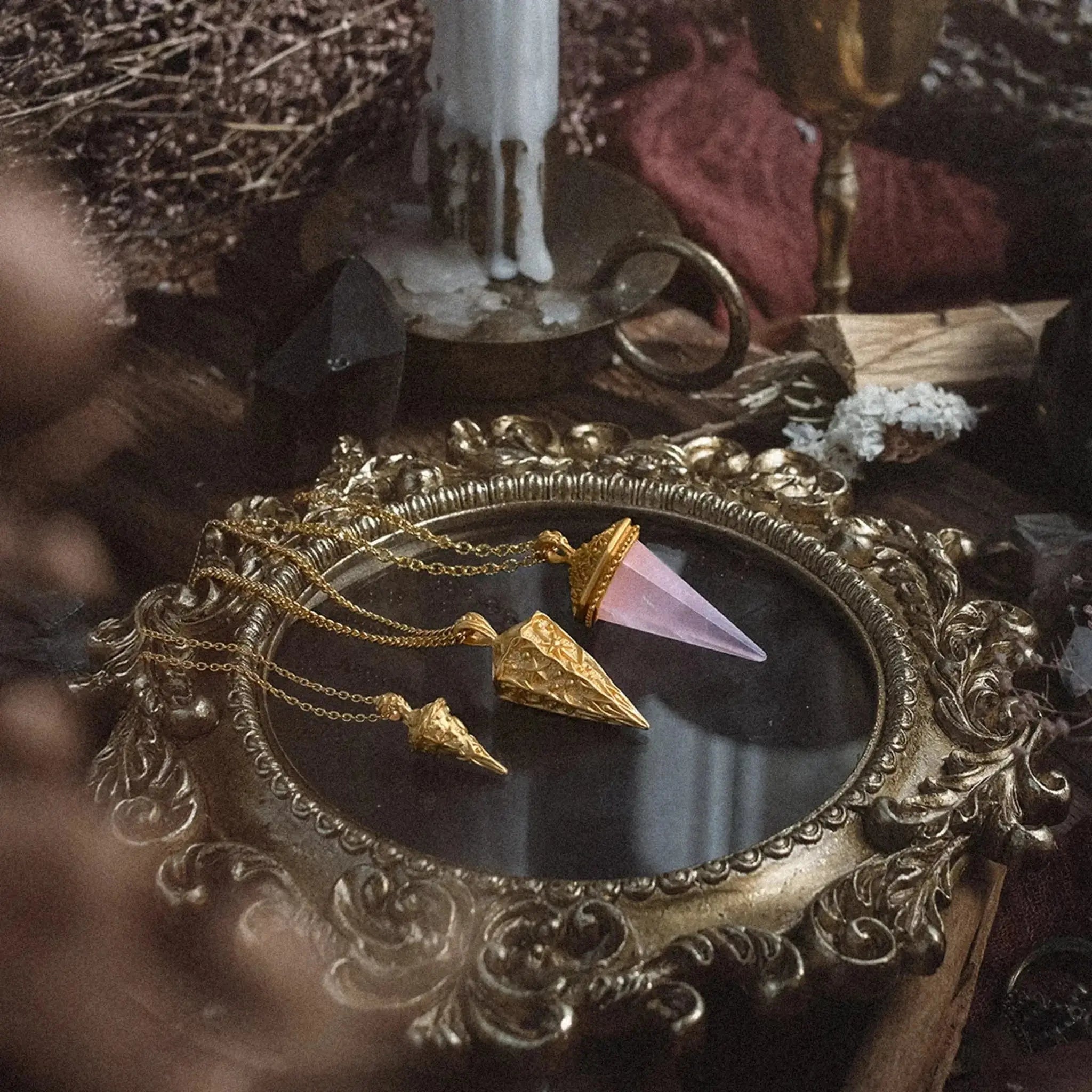 The Gentle Oracle • Pendulum Necklace Ananda Soul