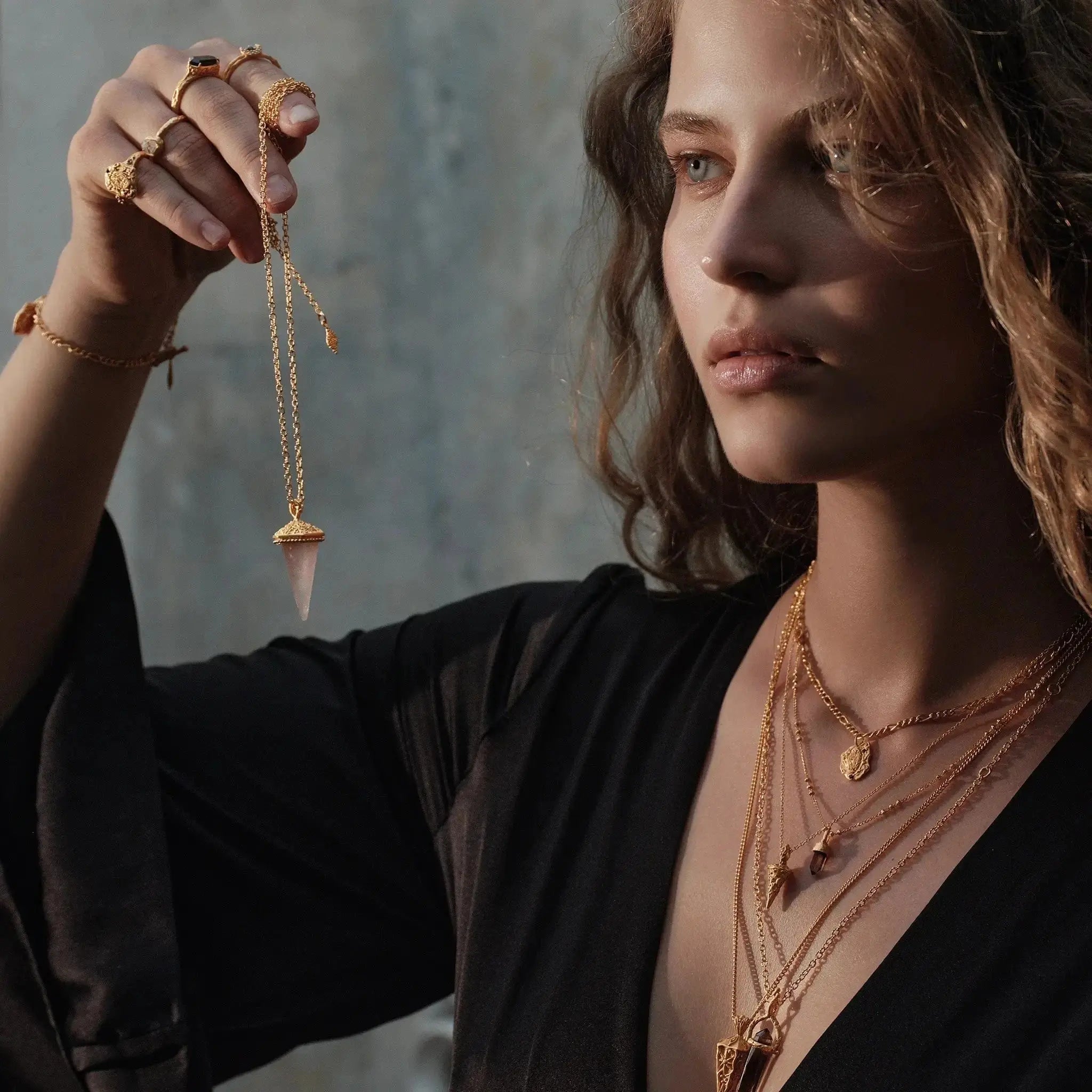 The Gentle Oracle • Pendulum Necklace Ananda Soul