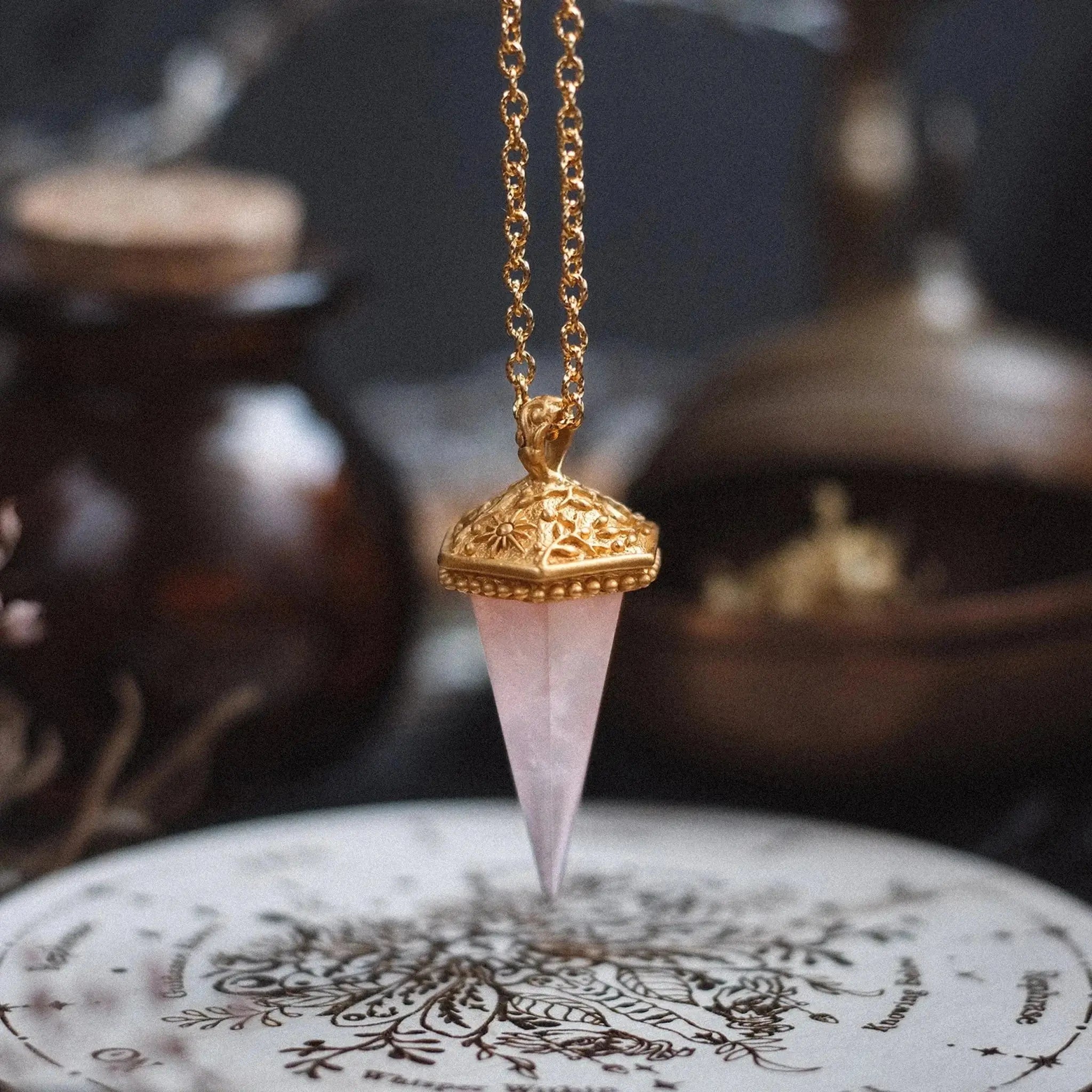 The Gentle Oracle • Pendulum Necklace Ananda Soul