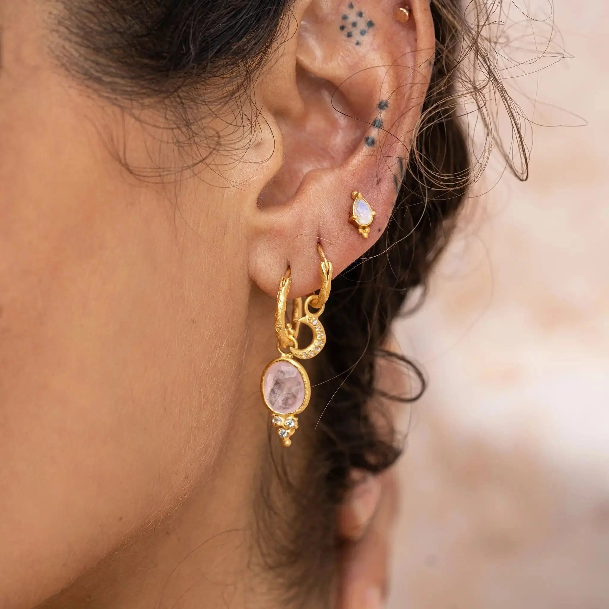 Earring Gift Set: Heart Wide Open Earrings + Ancient Wisdom Earrings + Moondust Earrings Ananda Soul