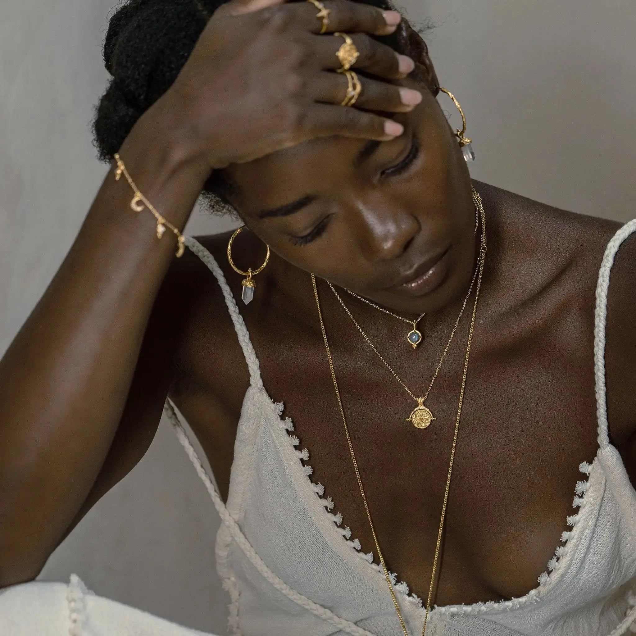 I Am At Peace • Hoop Earrings Ananda Soul