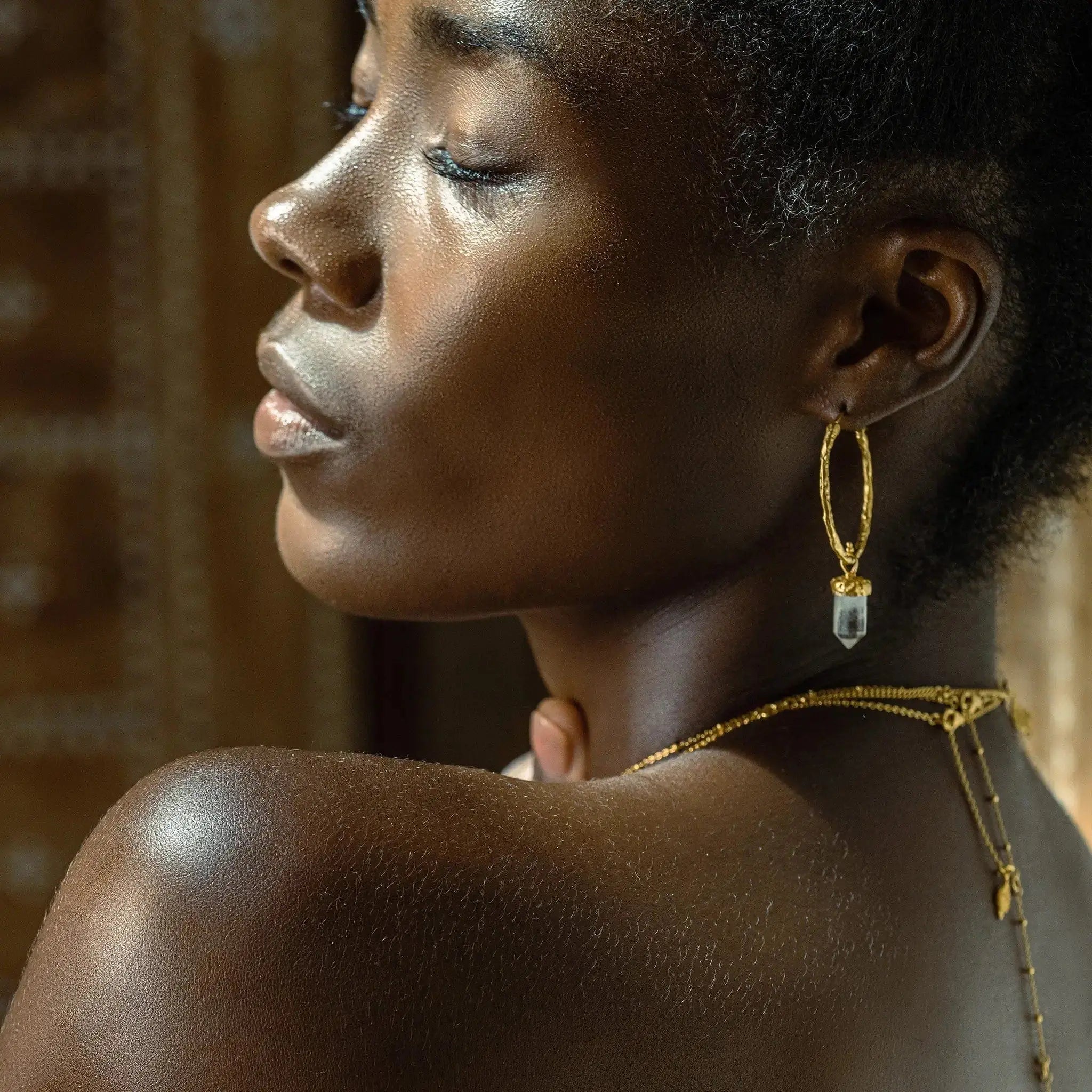 I Am At Peace • Hoop Earrings Ananda Soul