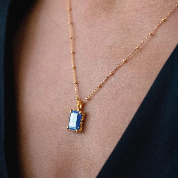 In Time • Necklace (Large Kyanite) Ananda Soul