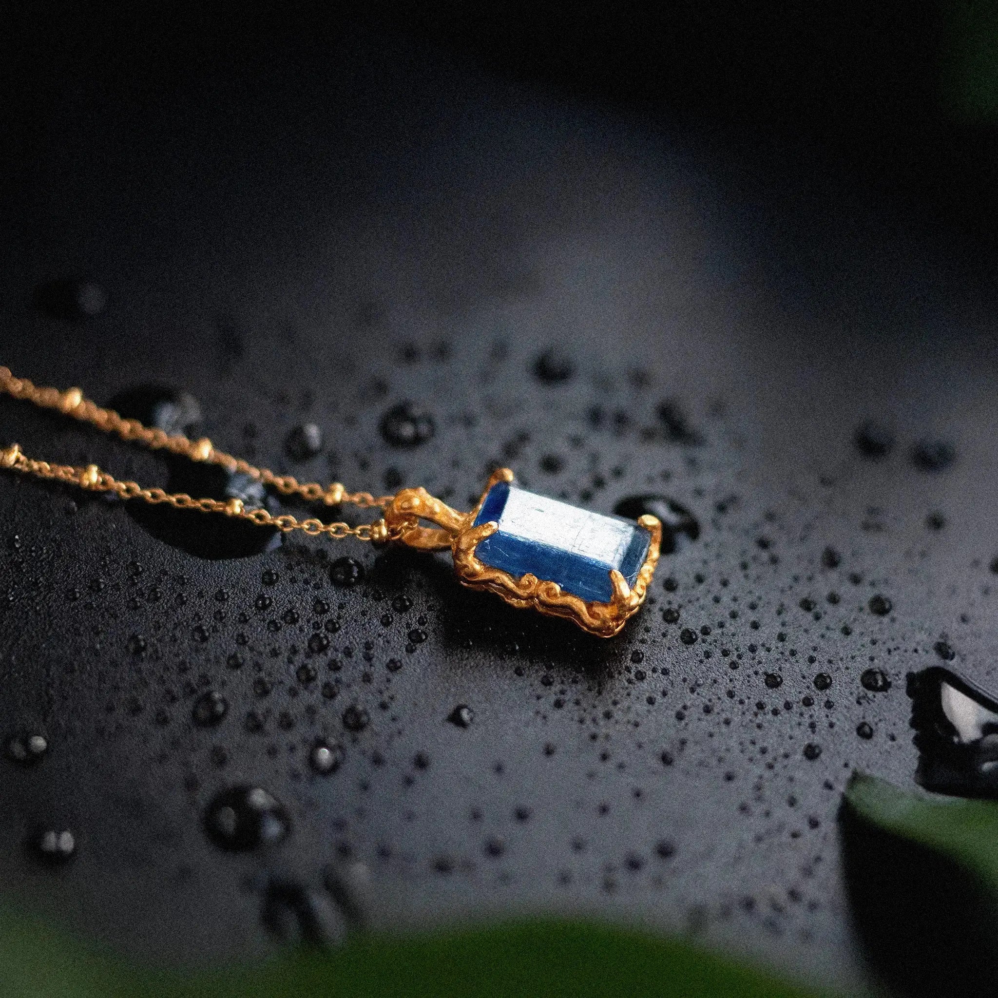 In Time • Necklace (Large Kyanite) Ananda Soul