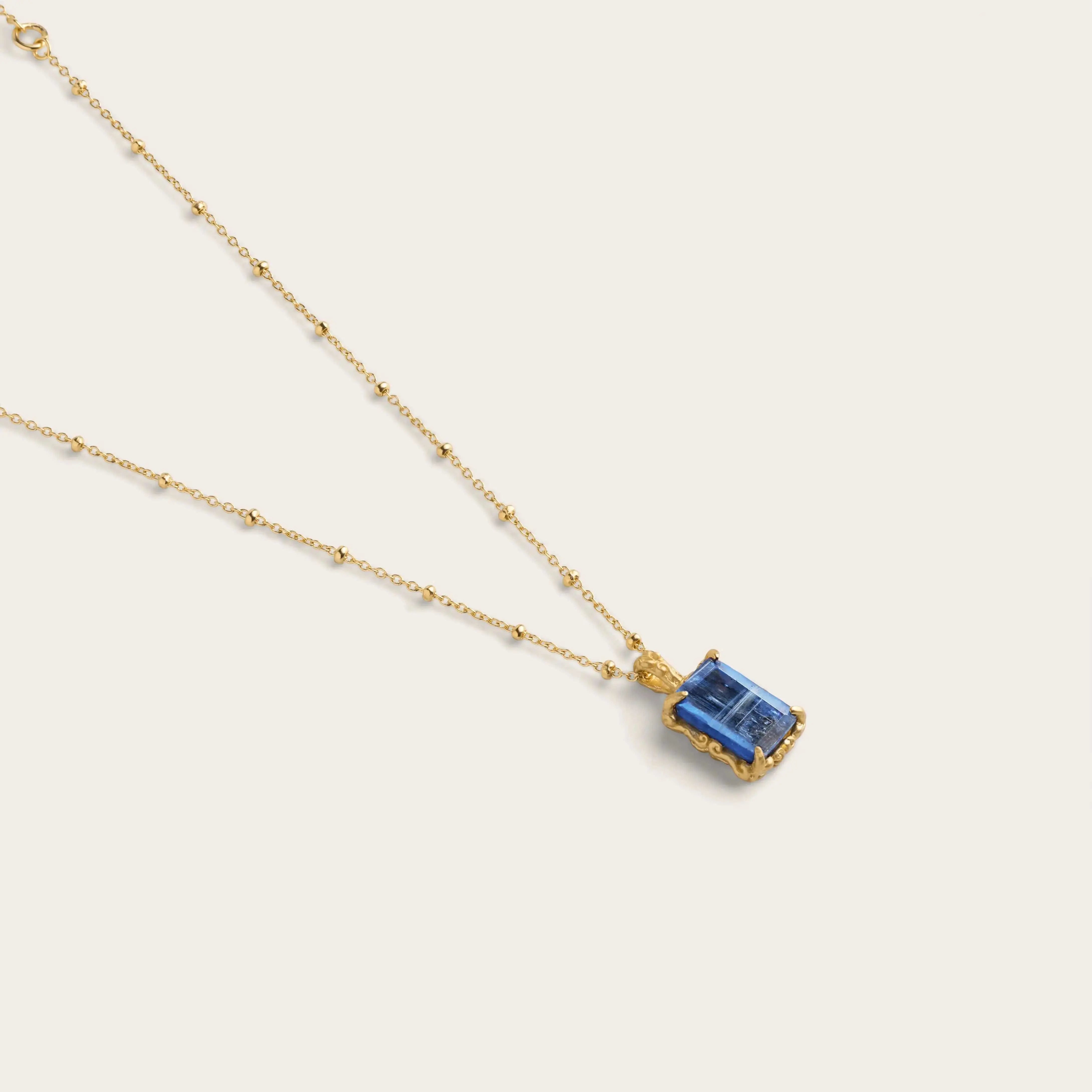 In Time • Necklace (Large Kyanite) Ananda Soul
