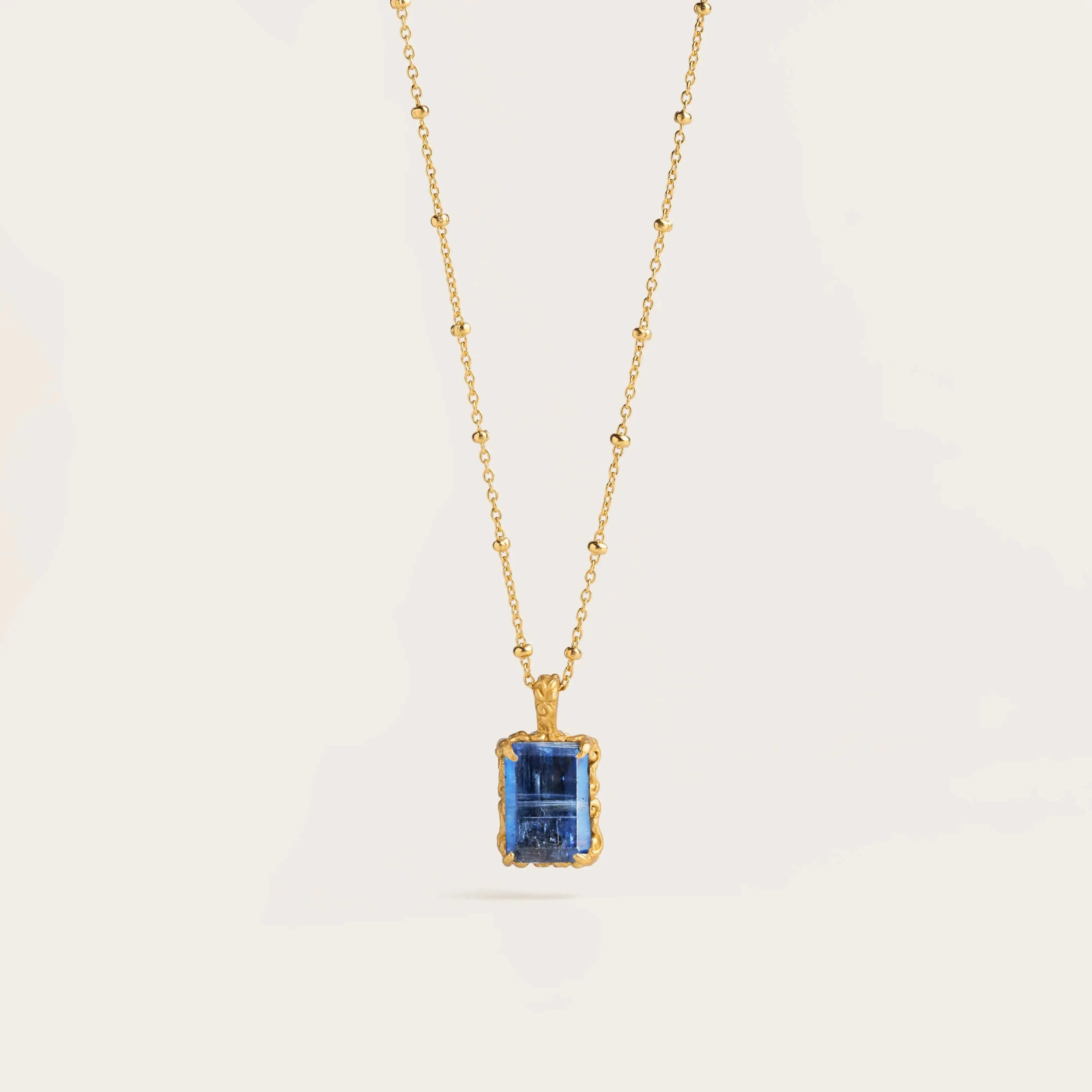 In Time • Necklace (Large Kyanite) Ananda Soul