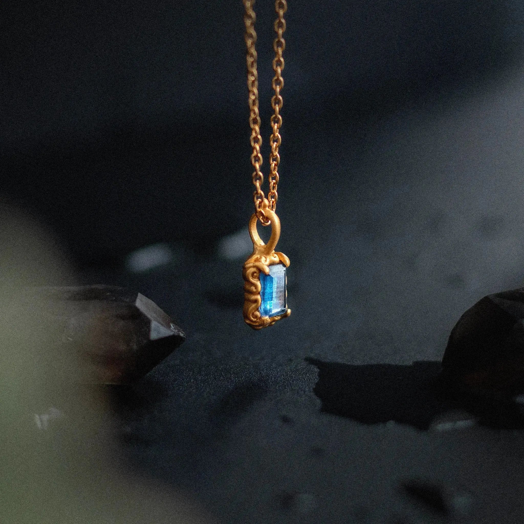 In Time • Necklace (Small Kyanite) Ananda Soul