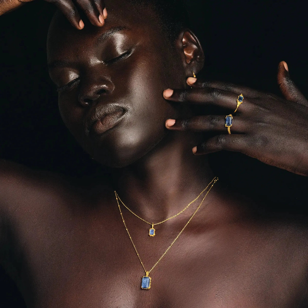 In Time • Necklace (Small Kyanite) Ananda Soul