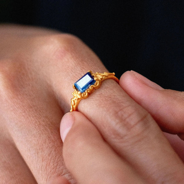 In Time • Ring (Small Kyanite) Ananda Soul