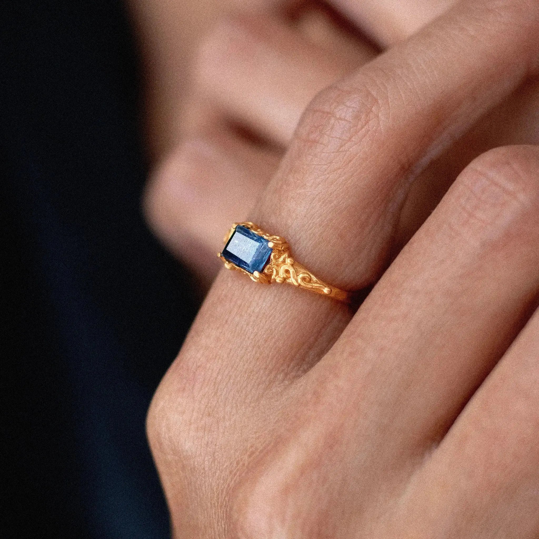 In Time • Ring (Small Kyanite) Ananda Soul