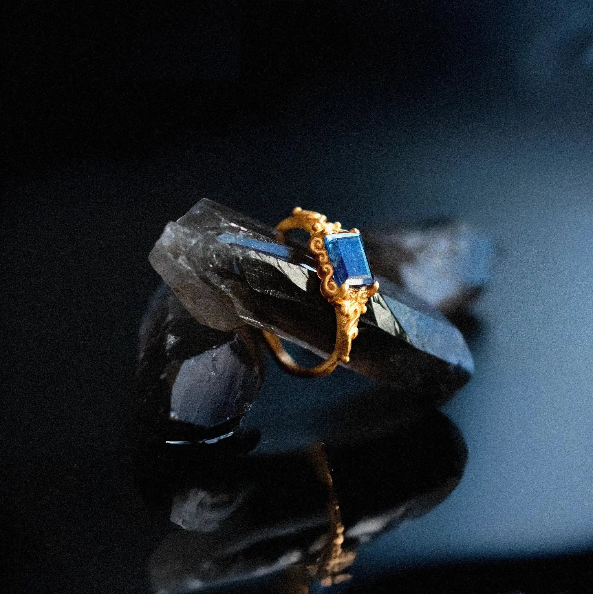 In Time • Ring (Small Kyanite) Ananda Soul