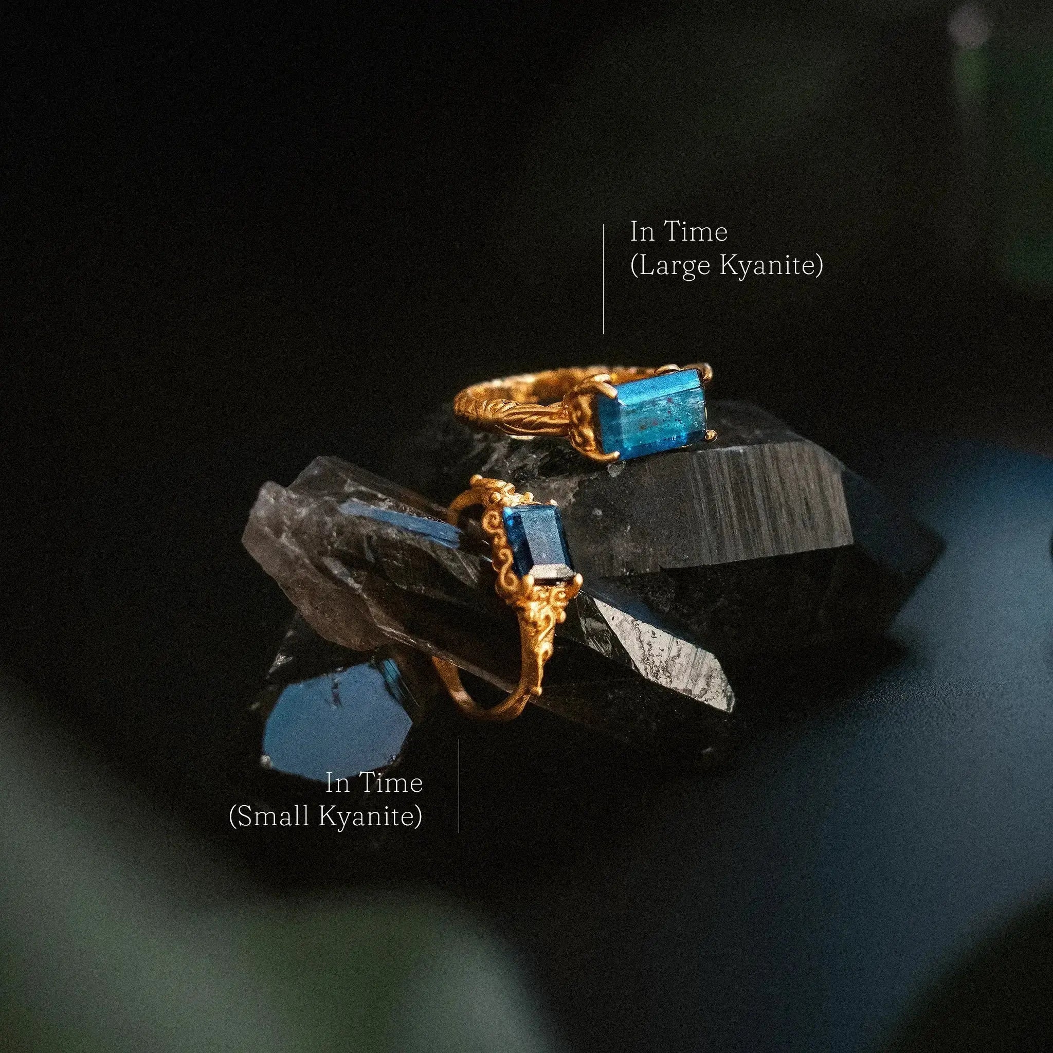 In Time • Ring (Small Kyanite) Ananda Soul
