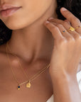 Om Ganesha Necklace Solid Gold • 14kt