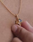 Three Petals • Cord Necklace