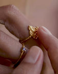 Om Ganesha Solid Gold Ring • 14kt