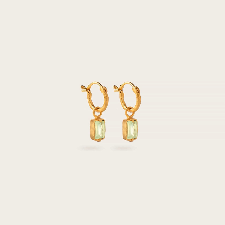 Resting Heart • Hoop Earrings