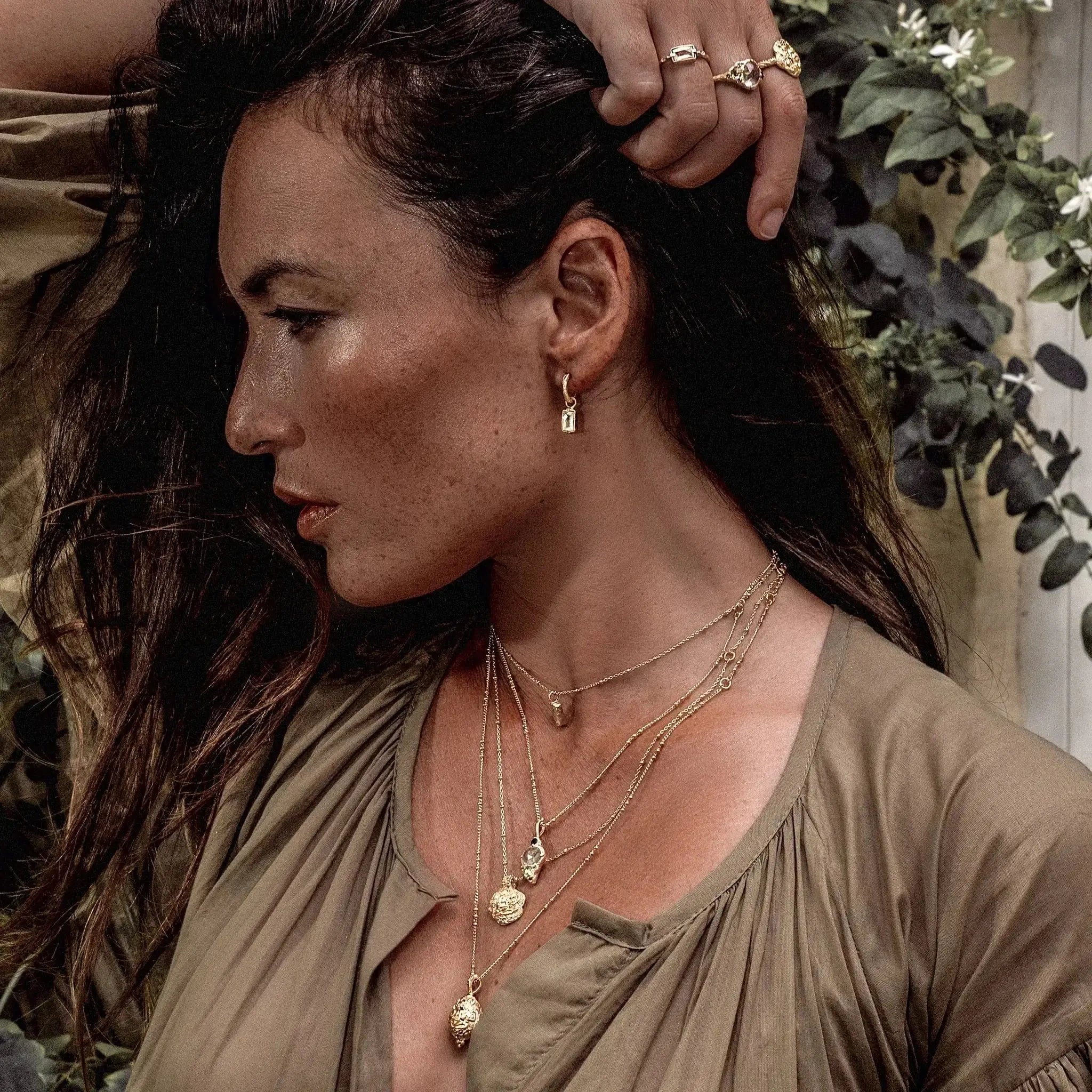 Resting Heart • Hoop Earrings Ananda Soul