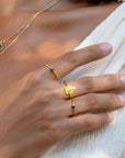 Fair Trade Ruby Solid Gold Ring • 18kt