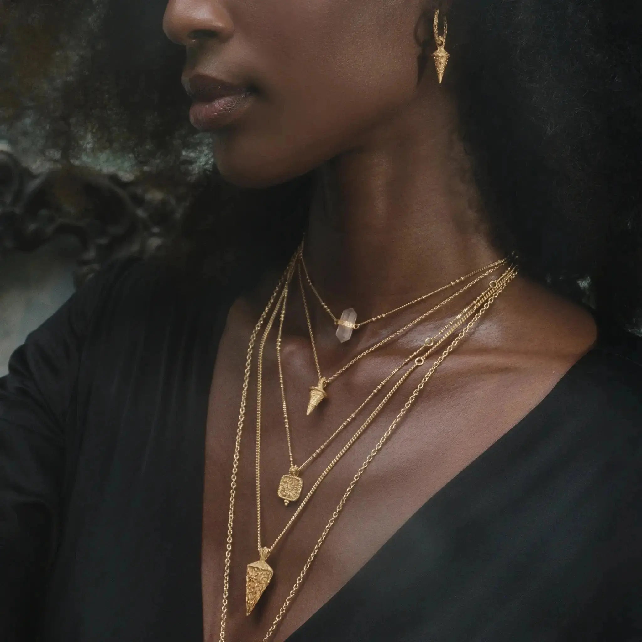 Starlit Whisper • Pendulum Necklace Ananda Soul