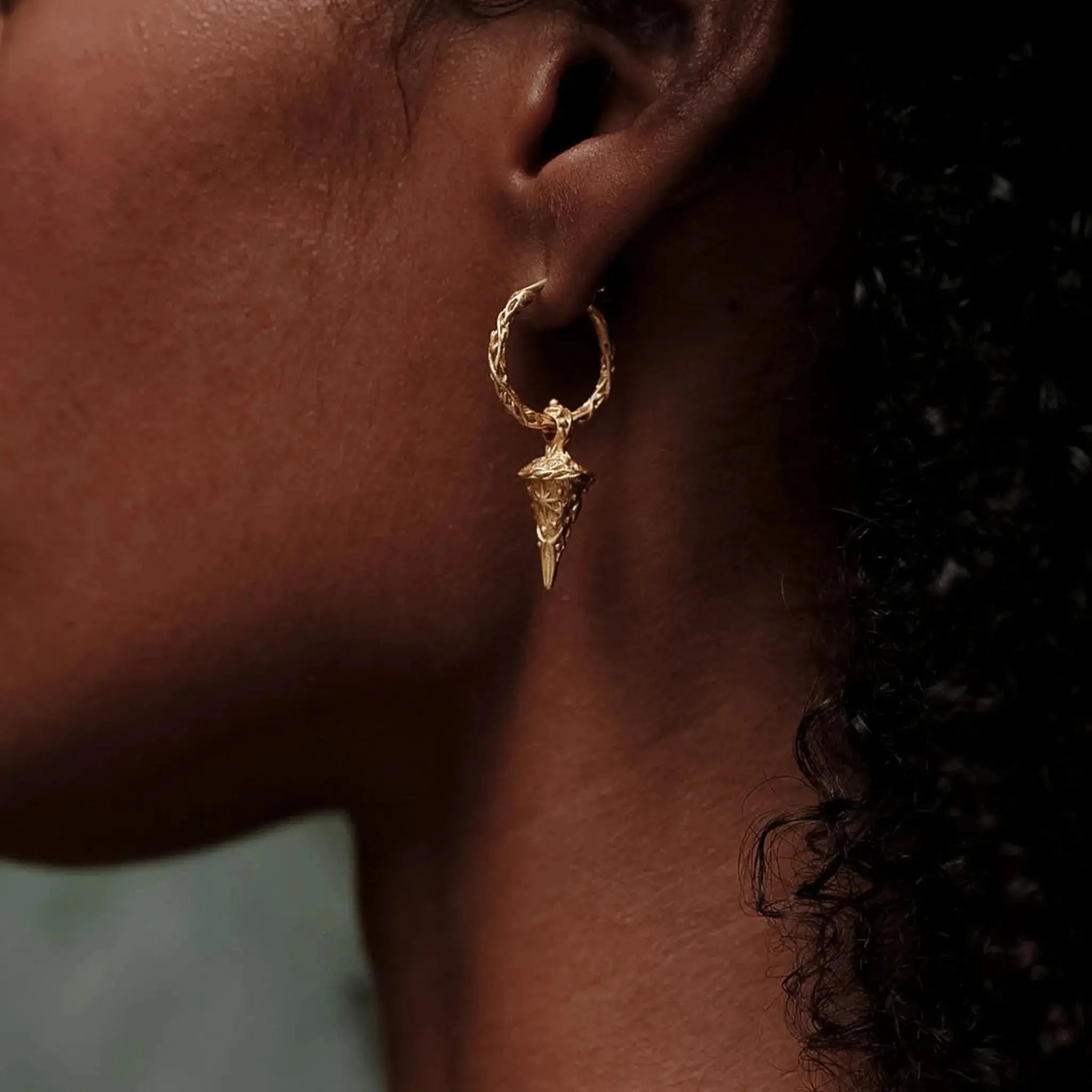 Starlit Whisper • Hoop Earrings Ananda Soul