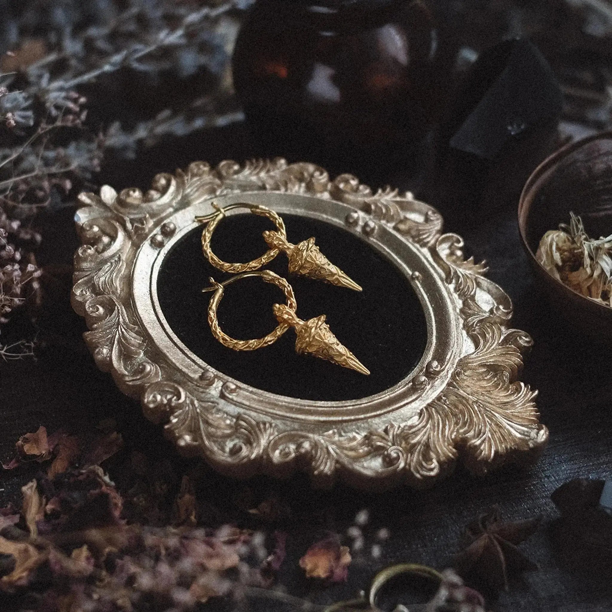 Starlit Whisper • Hoop Earrings Ananda Soul