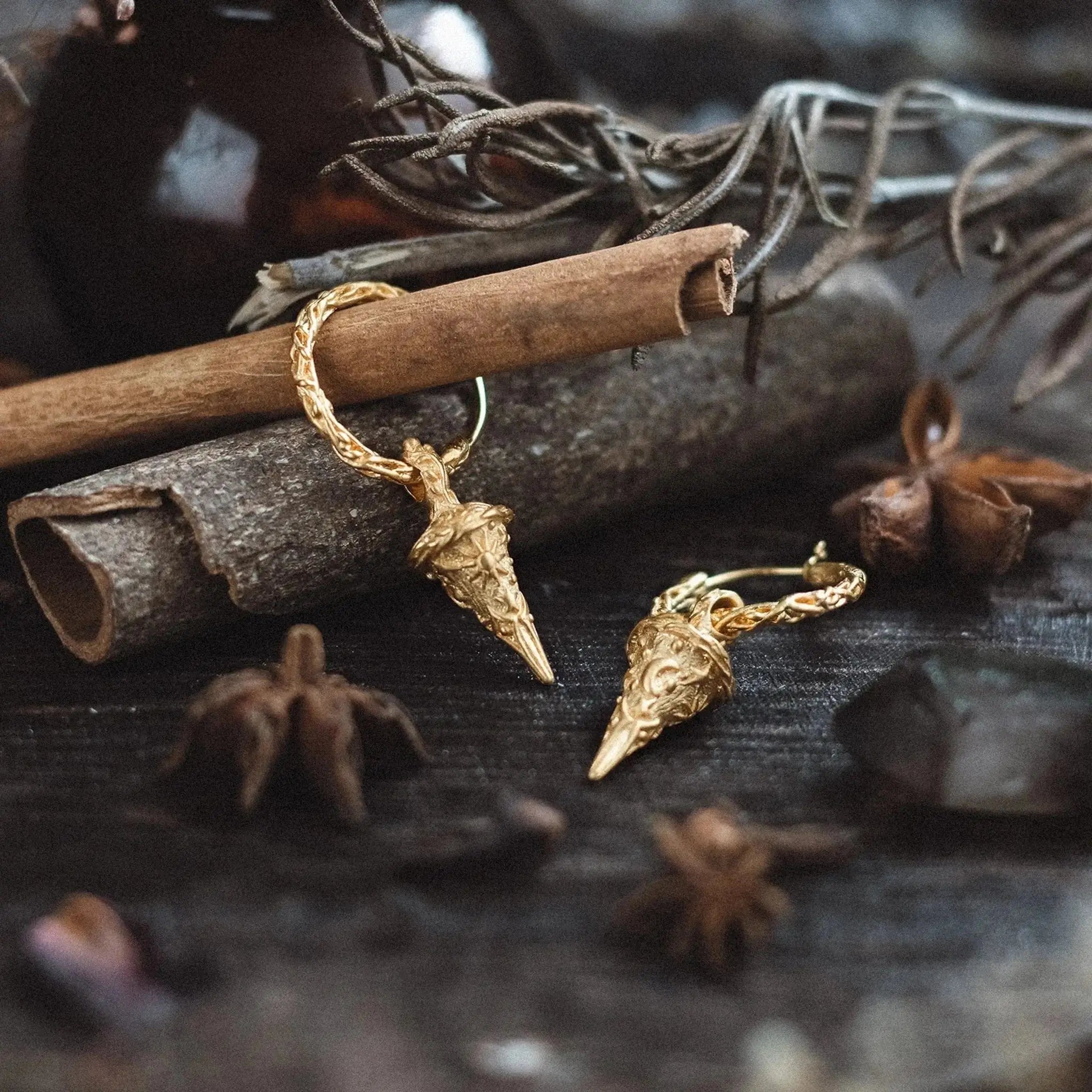 Starlit Whisper • Hoop Earrings Ananda Soul
