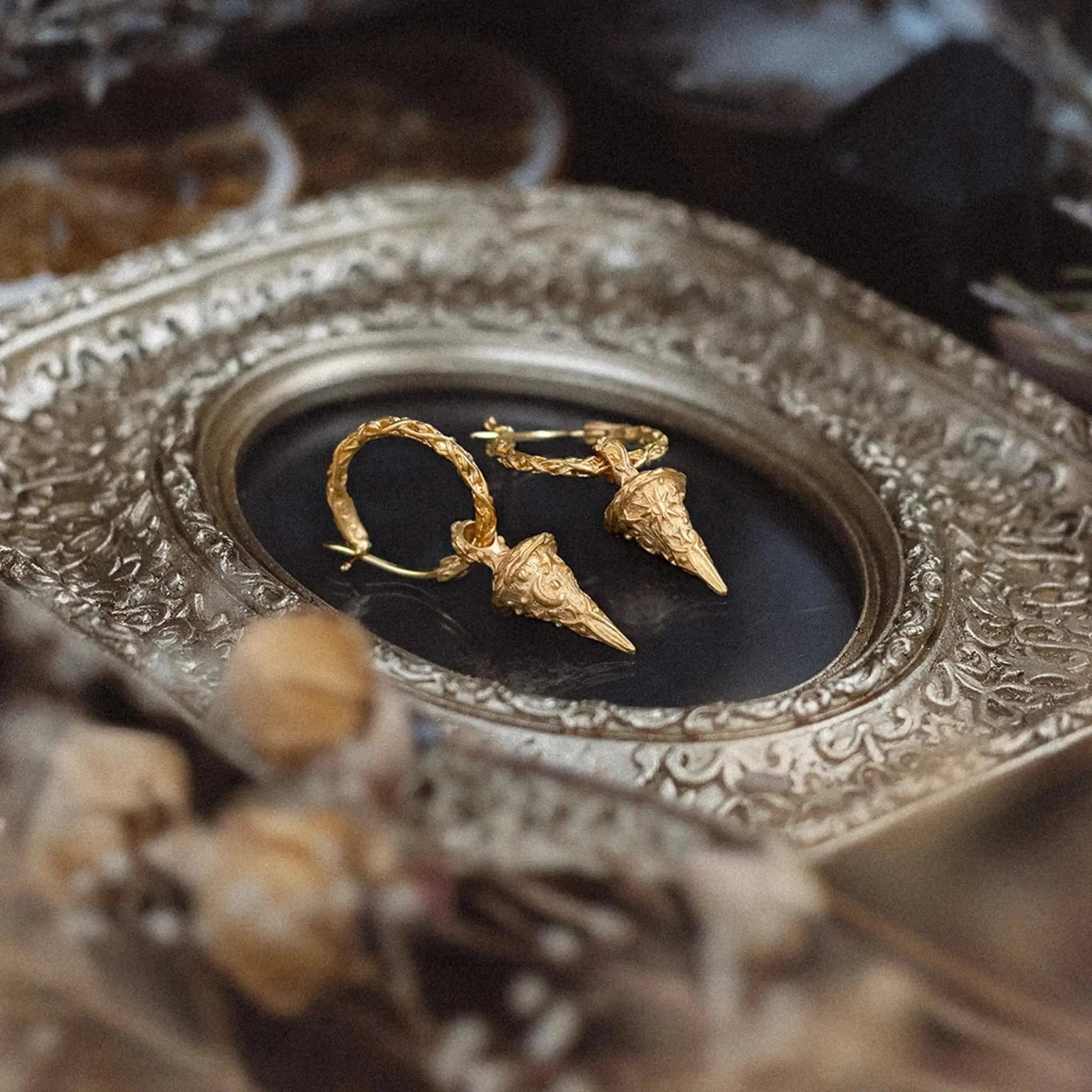 Starlit Whisper • Hoop Earrings Ananda Soul