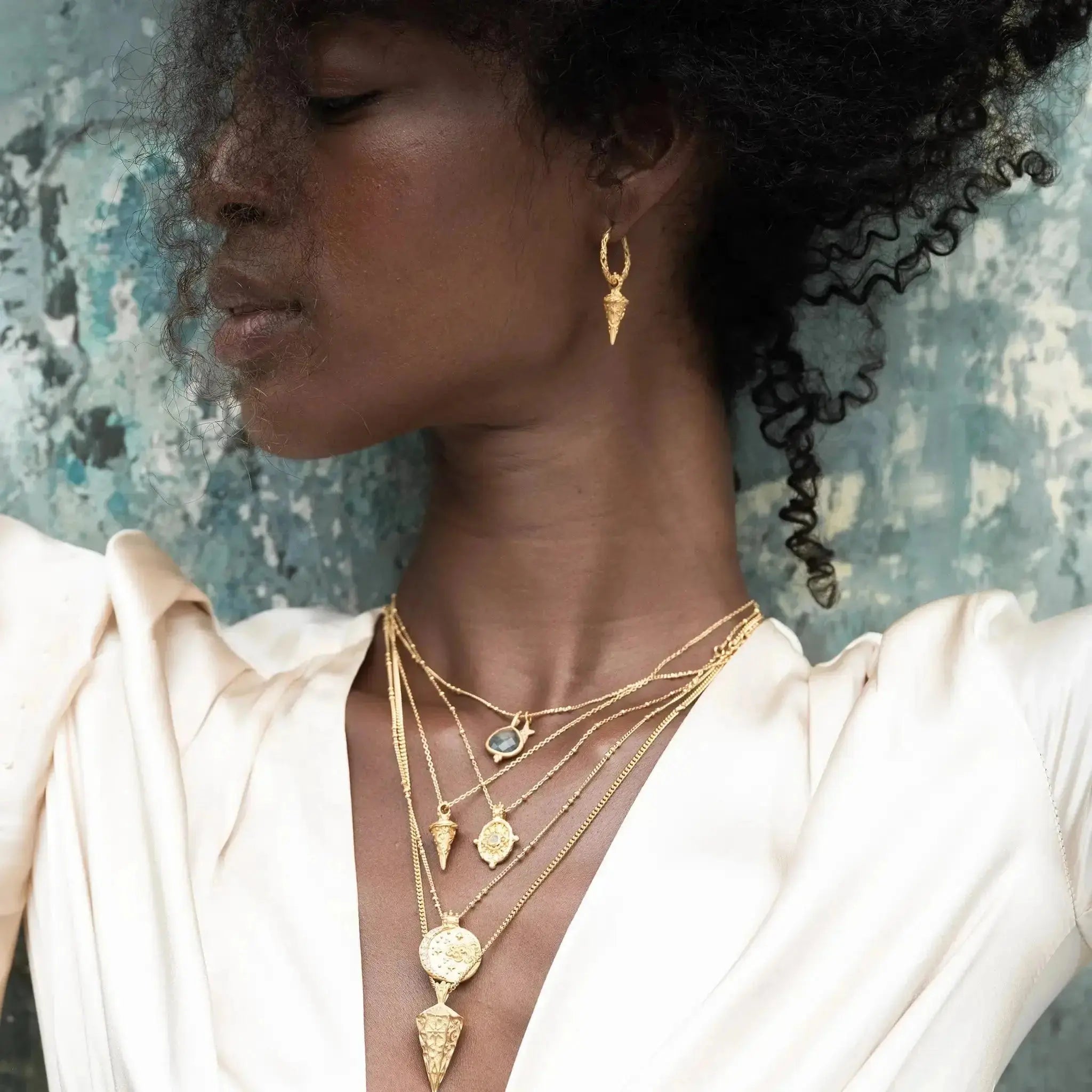 Starlit Whisper • Hoop Earrings Ananda Soul