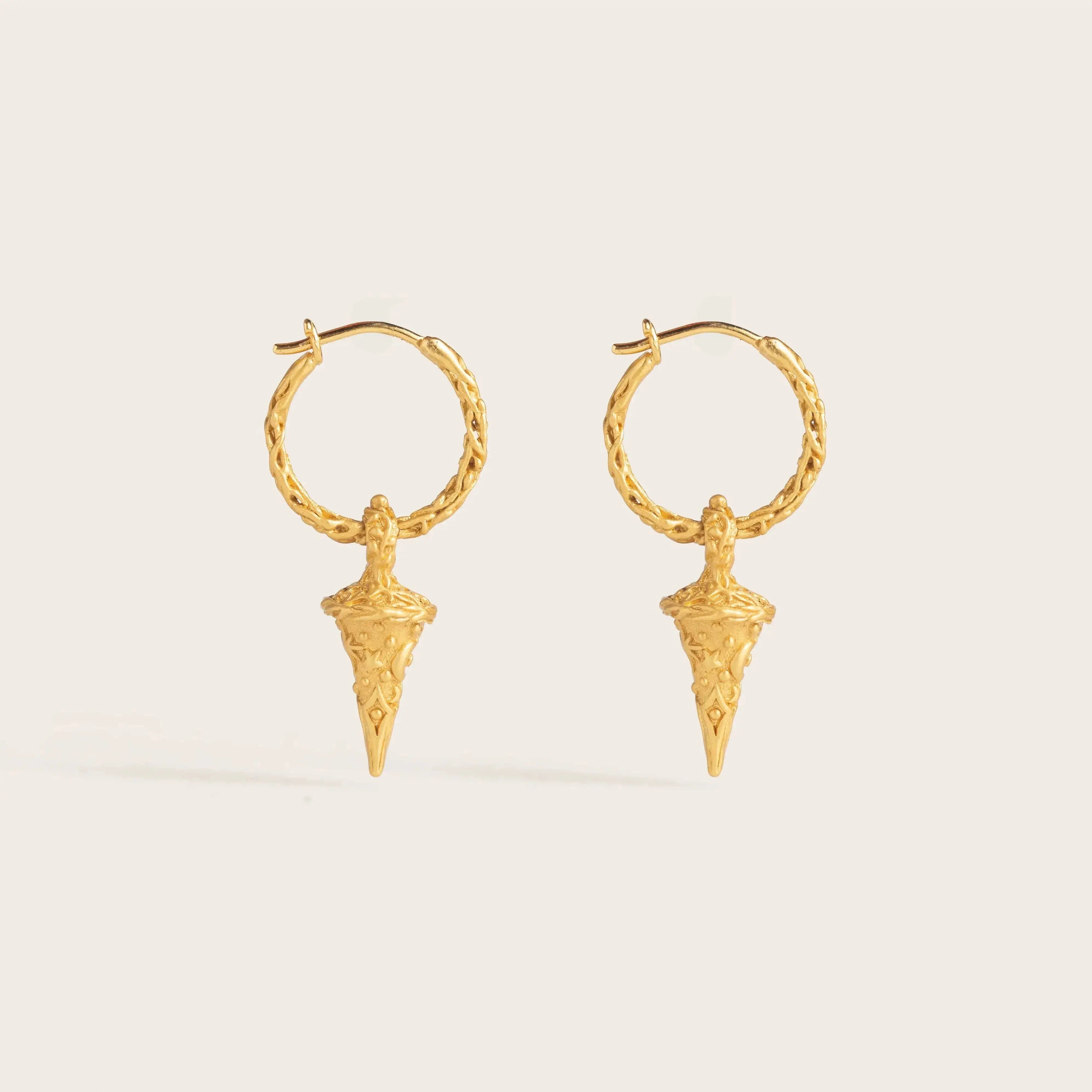 Starlit Whisper • Hoop Earrings Ananda Soul