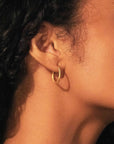 Swirl of Light • Hoop Earrings