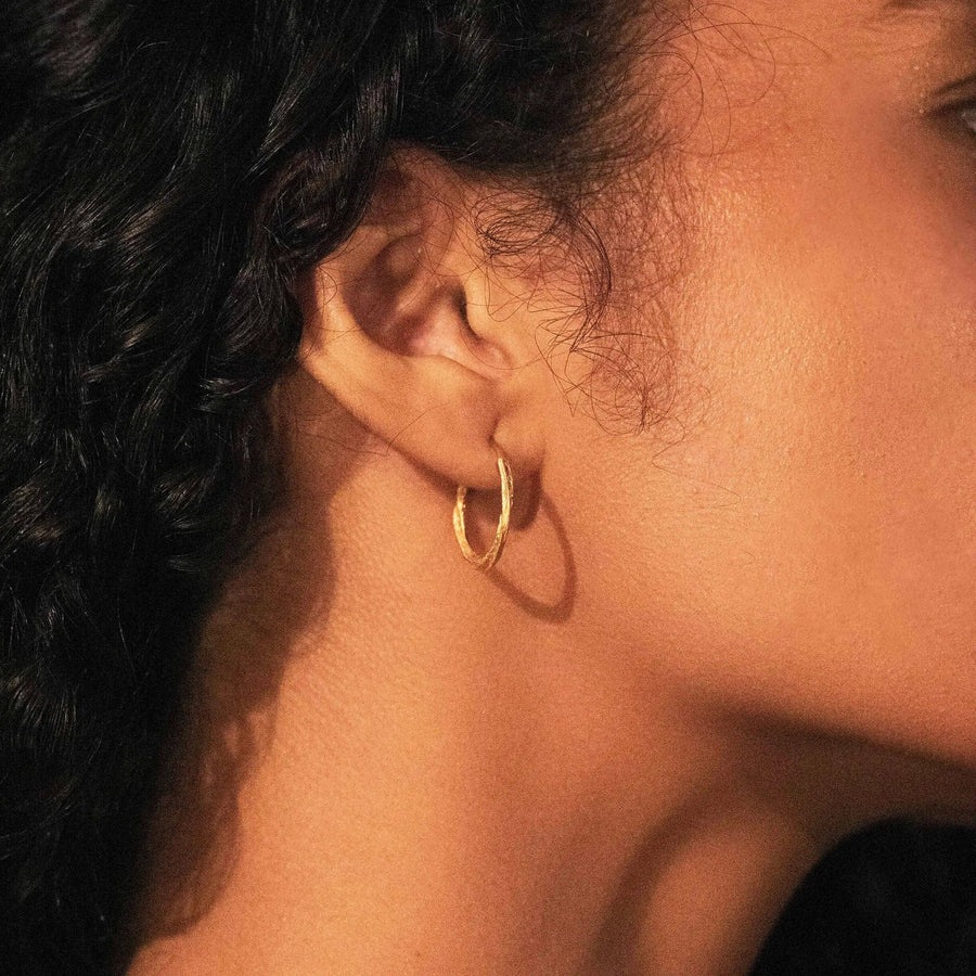 Swirl of Light • Hoop Earrings